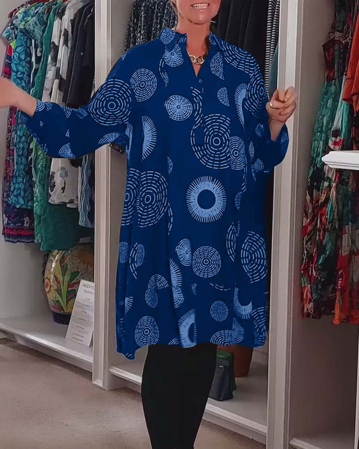 Sheryl™ | Geometric Wrap Dress