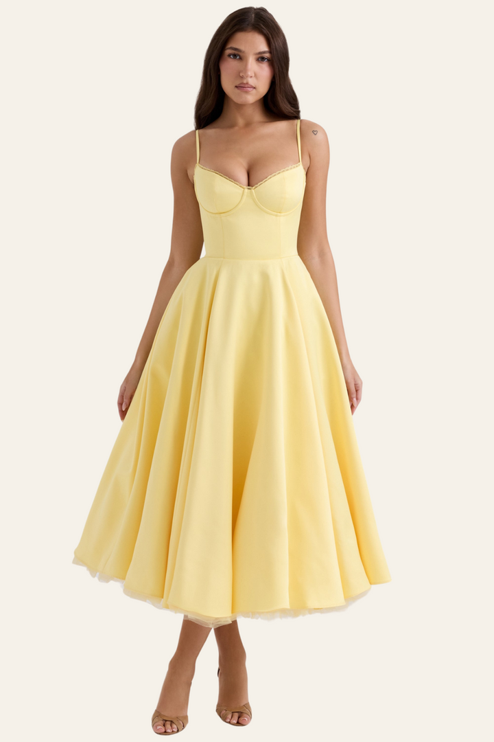 FELICIA™ | TULLE MIDI DRESS