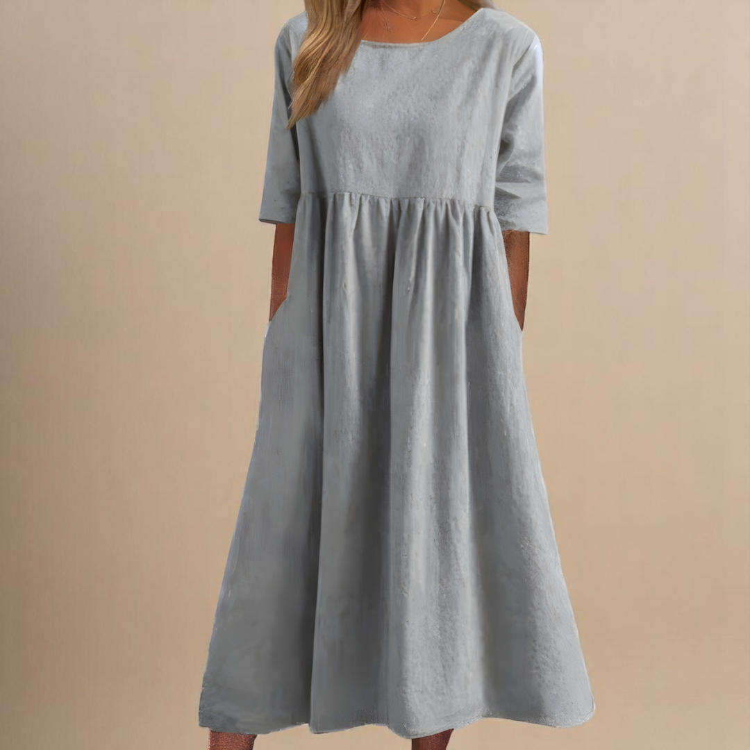 Leviana™ | Flattering Cotton Dress