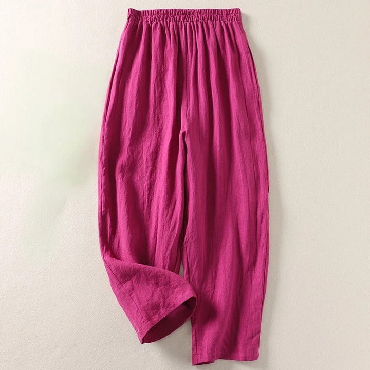 ALISA COMFORTABLE LINEN PANTS