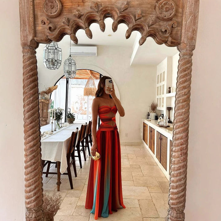 LINA | LONG STRAP DRESS