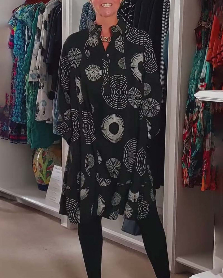 Sheryl™ | Geometric Wrap Dress