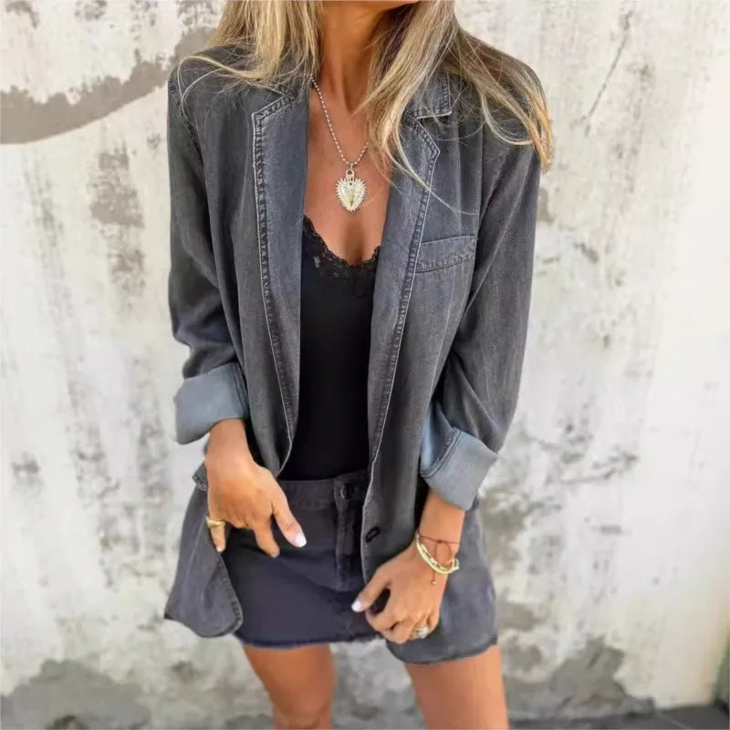 RAELYN™ | DENIM DRESS FOR BREEZY DAYS & CONFIDENT MOMENTS