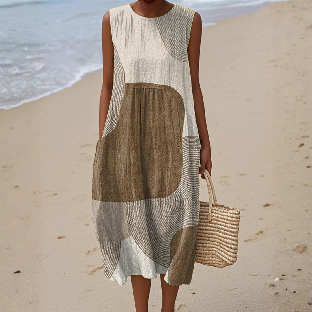 Helena | Abstract Summer Dress