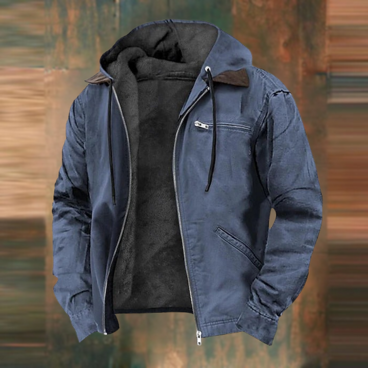 NATE Zipper Hooded Jacket