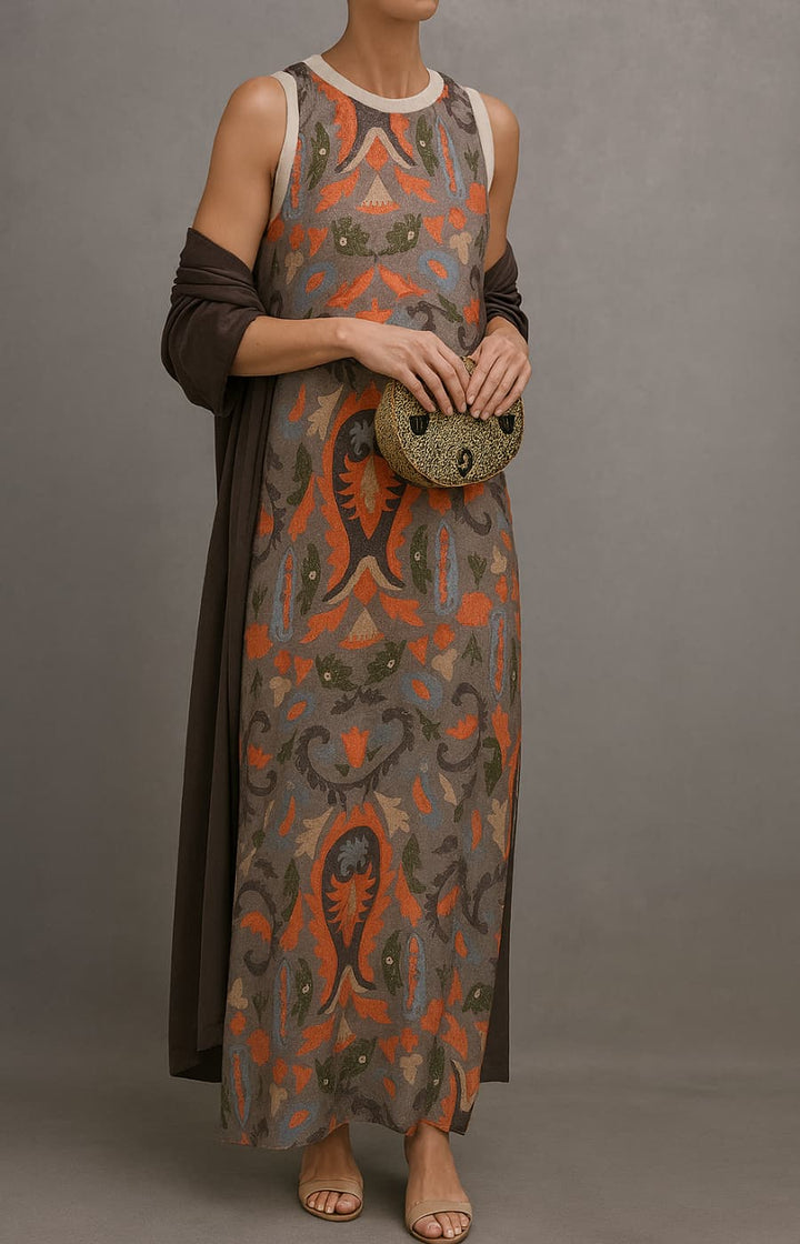 Isabella™ | Elegant Dress with Complimentary Stole