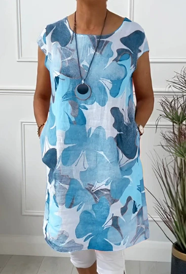 Bianca | Colourful Floral Dress – Fresh, Light & Cheerful