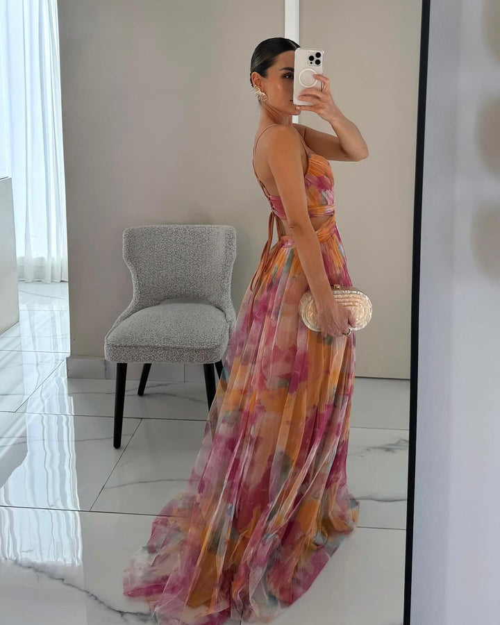 FIORA™ | FLOWING FLORAL MAXI DRESS