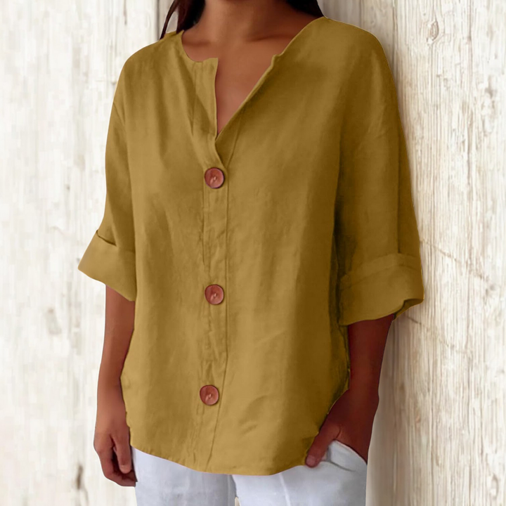Elara™  | Breezy Classic Everyday Blouse