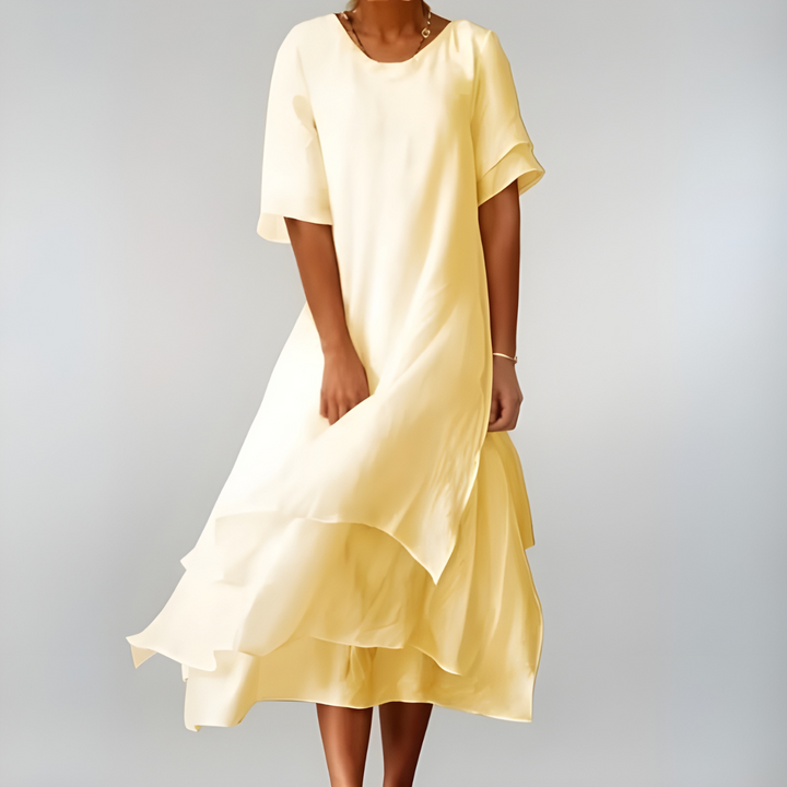 Agnès | Lightweight and Elegant Cotton Maxi Dress