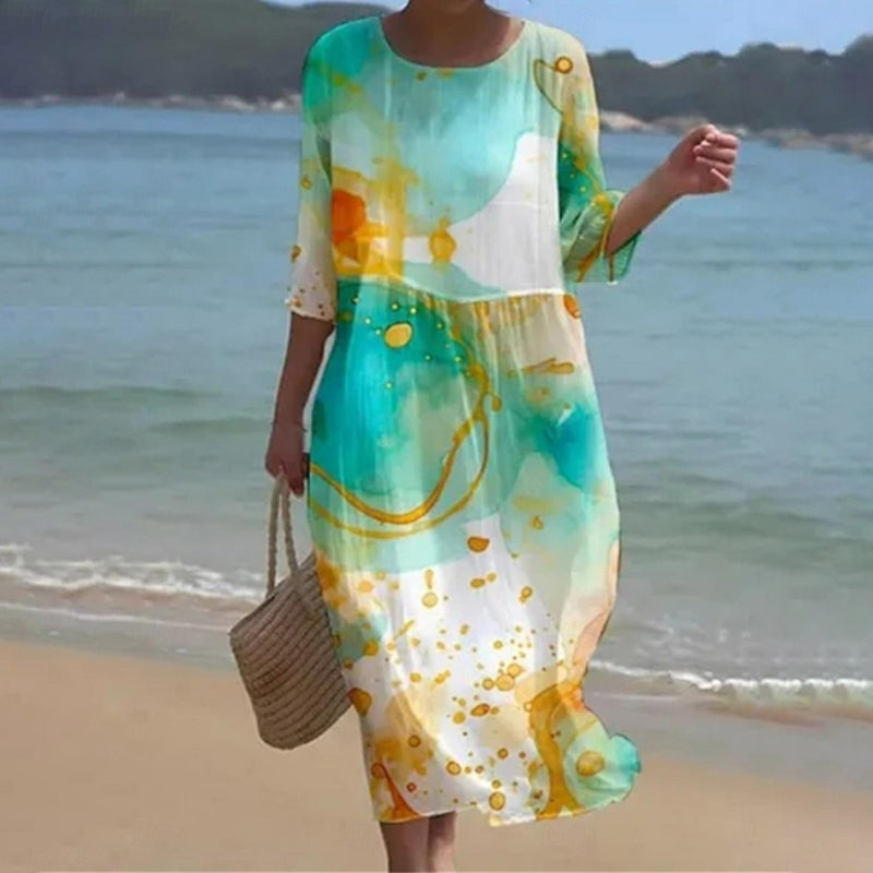 Miranda Stylish Floral Maxi Dress