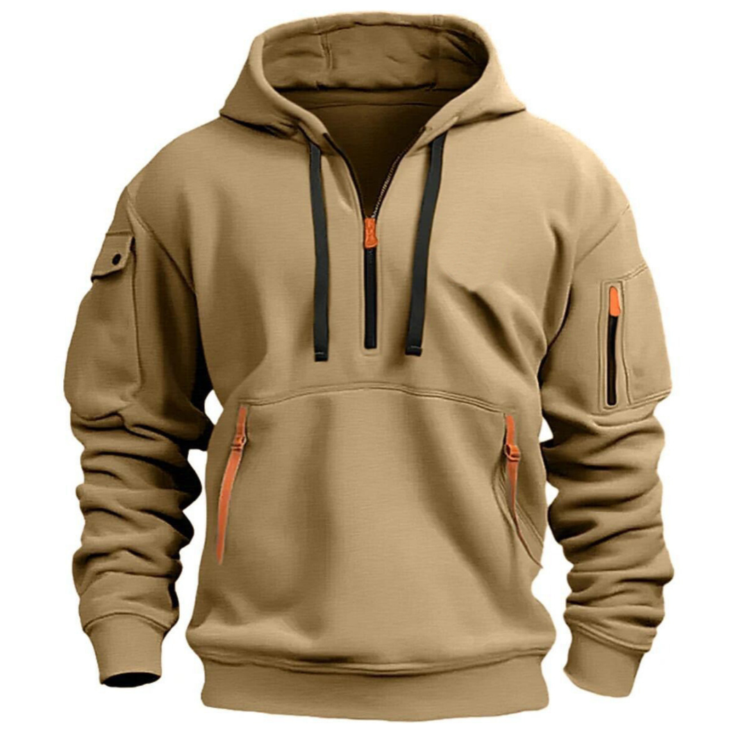 Ludomir Long Sleeve Multi Pocket Hoodie