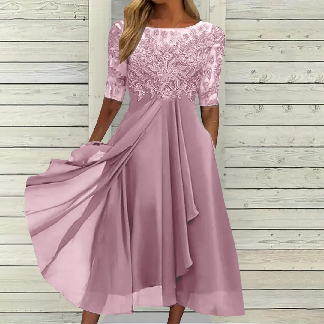 Zoey | Lace Embroidered Dress