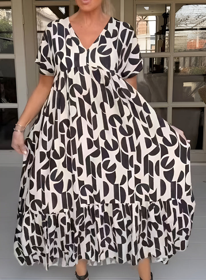 Colette | Fluid Dress with V-Neck