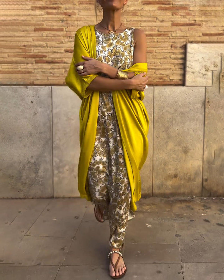 Chloé | Elegant Two-Piece Vintage Print Outfit