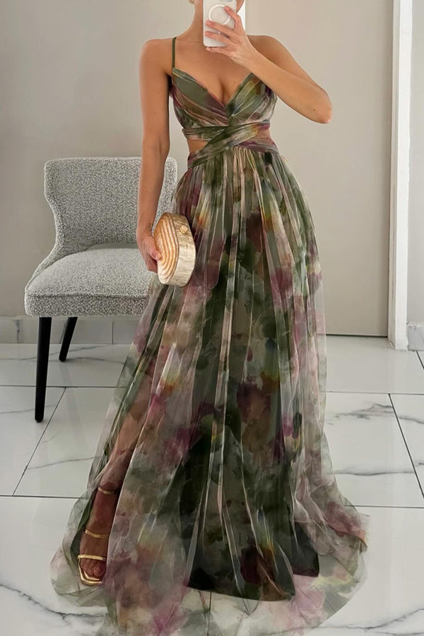 FIORA™ | FLOWING FLORAL MAXI DRESS
