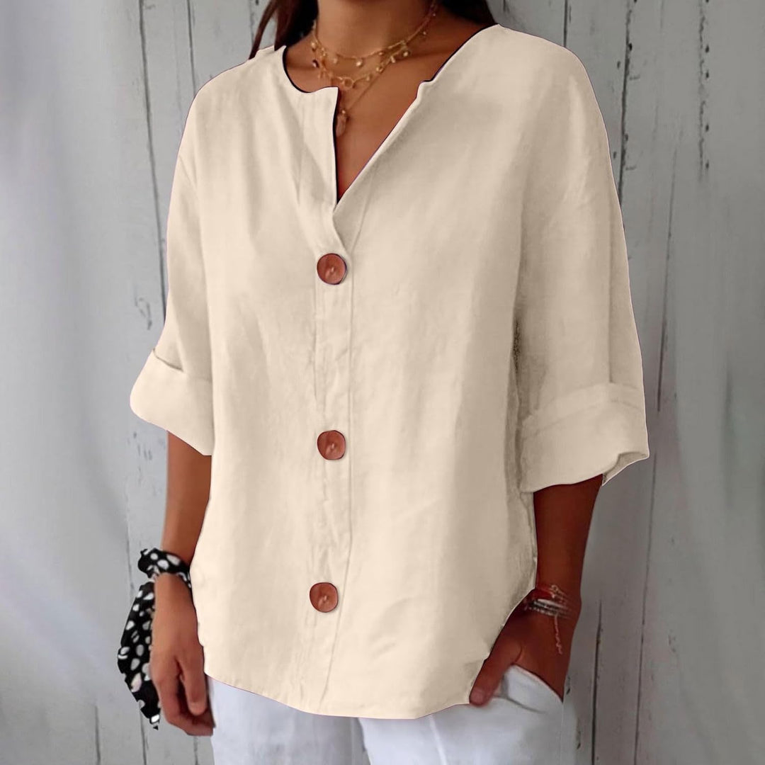 Elara™  | Breezy Classic Everyday Blouse
