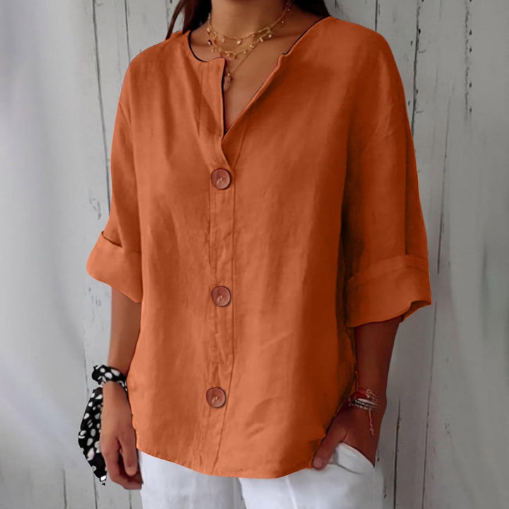 Elara™  | Breezy Classic Everyday Blouse
