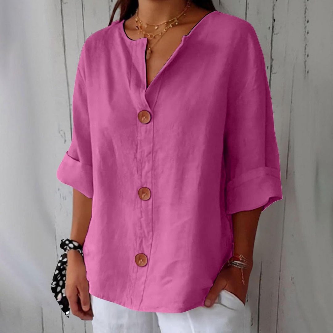 Elara™  | Breezy Classic Everyday Blouse
