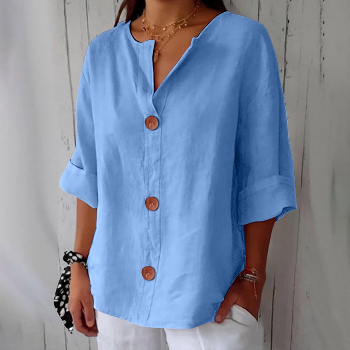 Elara™  | Breezy Classic Everyday Blouse