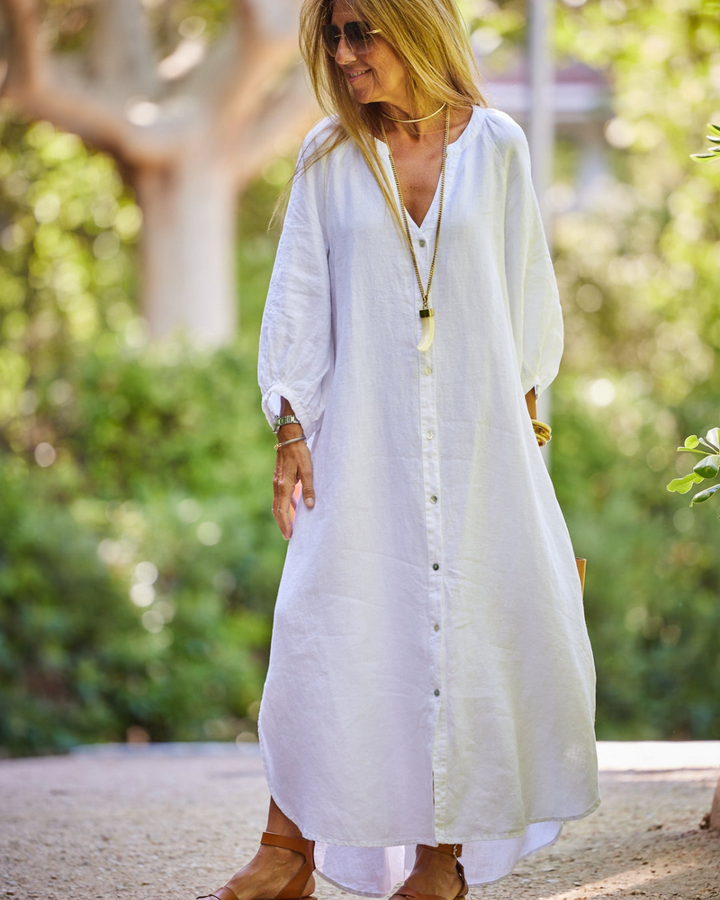 Elise | Beautiful lightweight linen dress