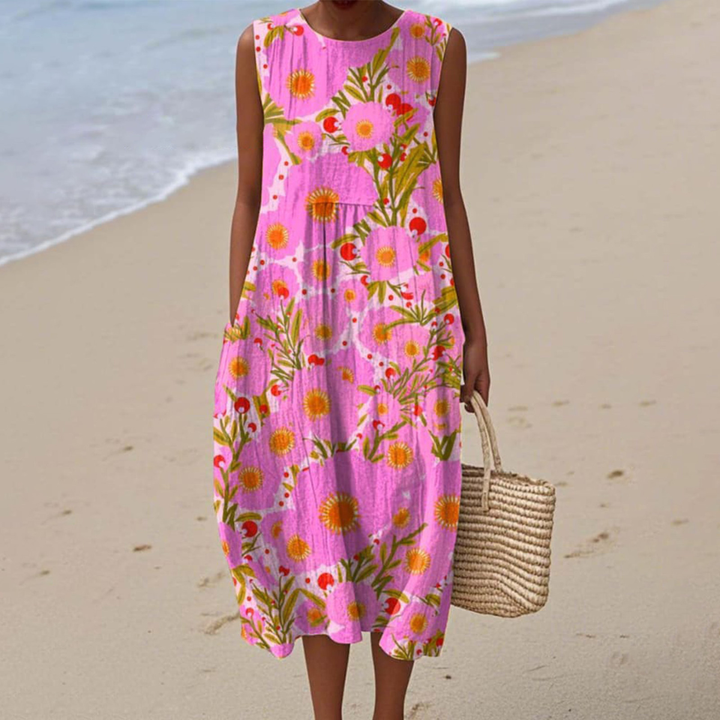 Lani | Vibrant Floral Summer Dress