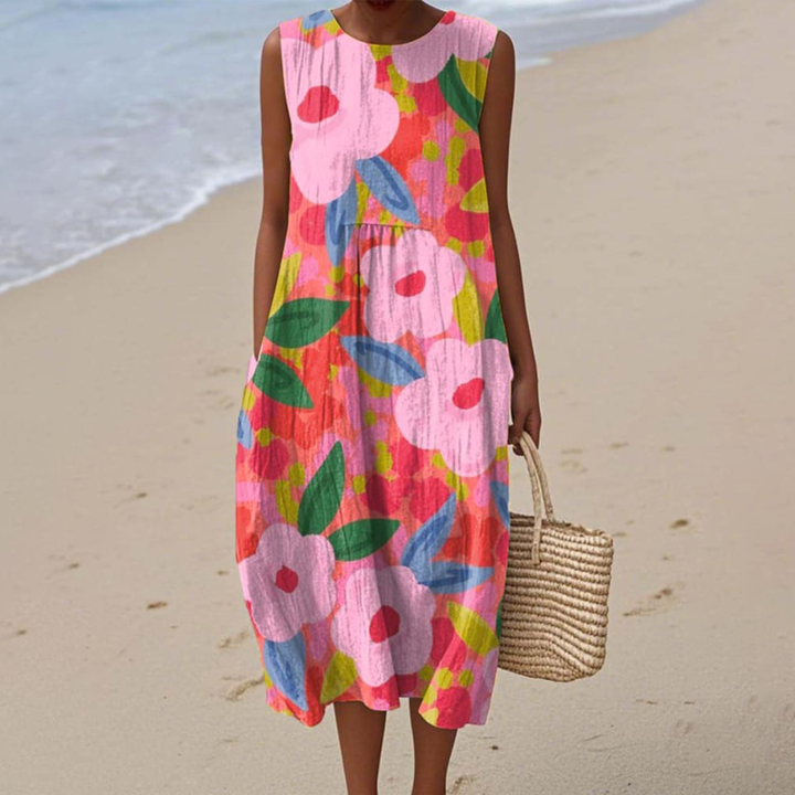 Lani | Vibrant Floral Summer Dress