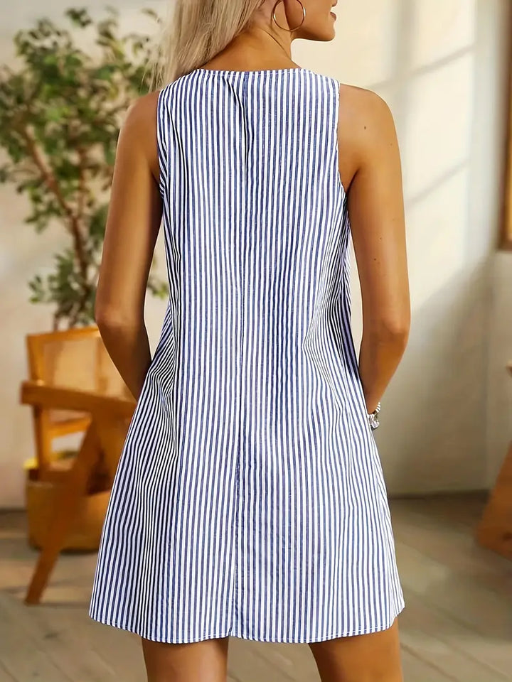 Aurélie | Short Striped and Lightweight Dress