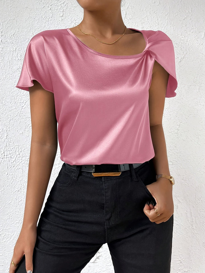 Loretta Trendy Top With Unique Shoulder Detail