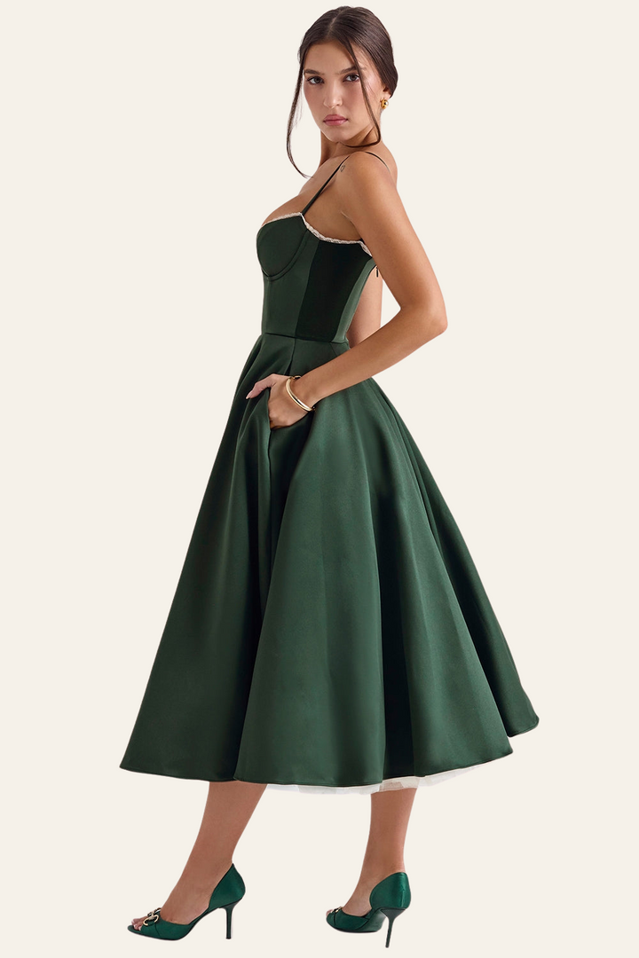 FELICIA™ | TULLE MIDI DRESS
