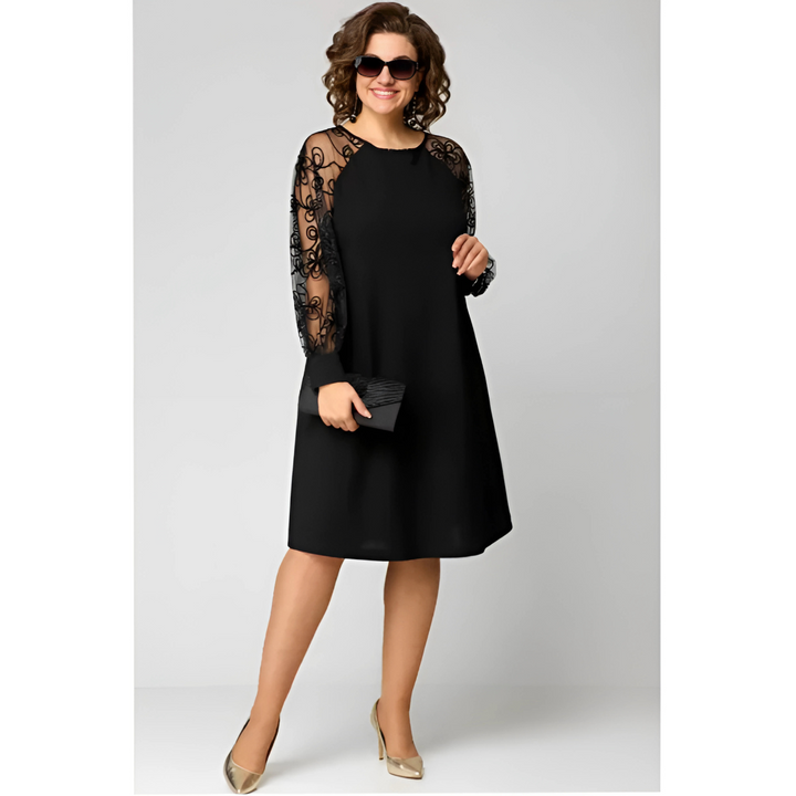 Elara Stylish Plus-Size Dress