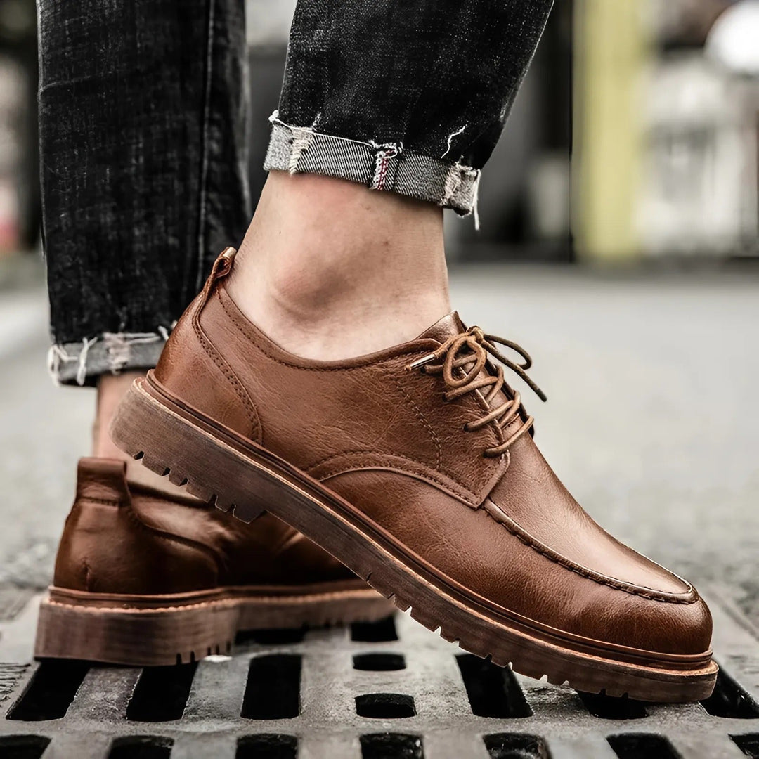 Edoardo | Classic Heritage Faux Leather Shoes