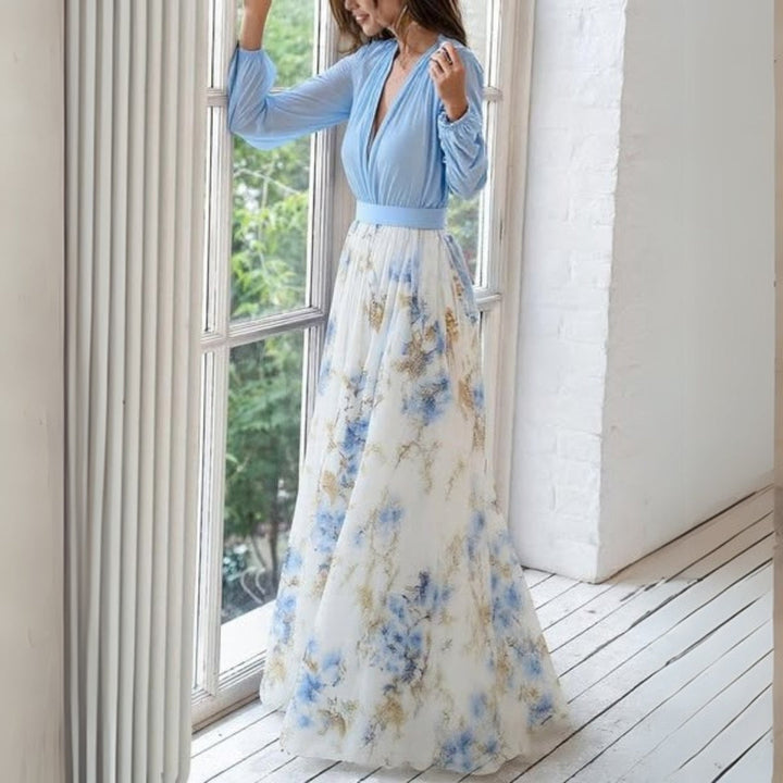 Dolores Elegant Floral Maxi Dress