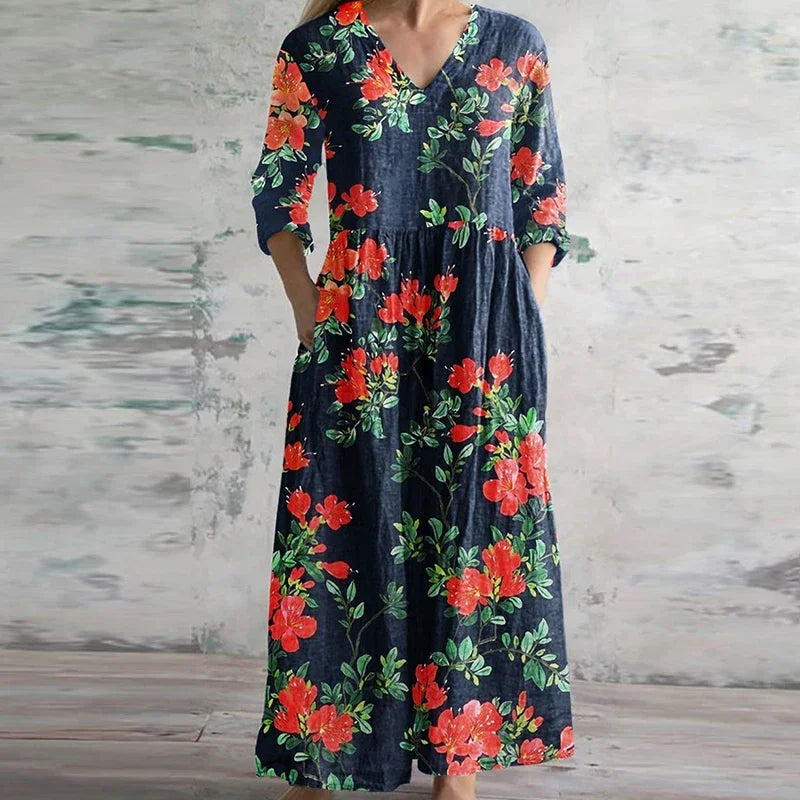 Willow | Graceful Retro Maxi Dress
