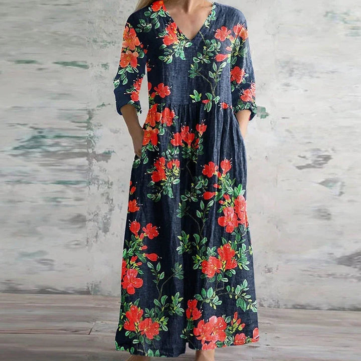 Willow | Graceful Retro Maxi Dress