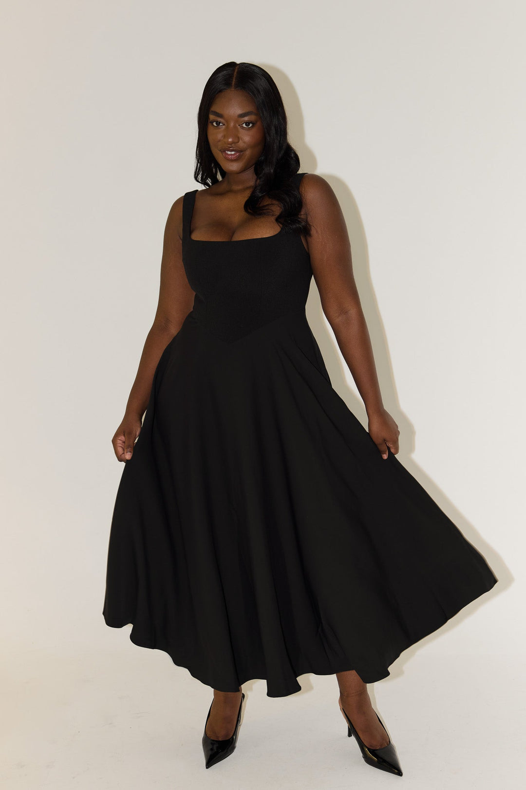 Marvella™ | Timeless Flowy Midi Dress