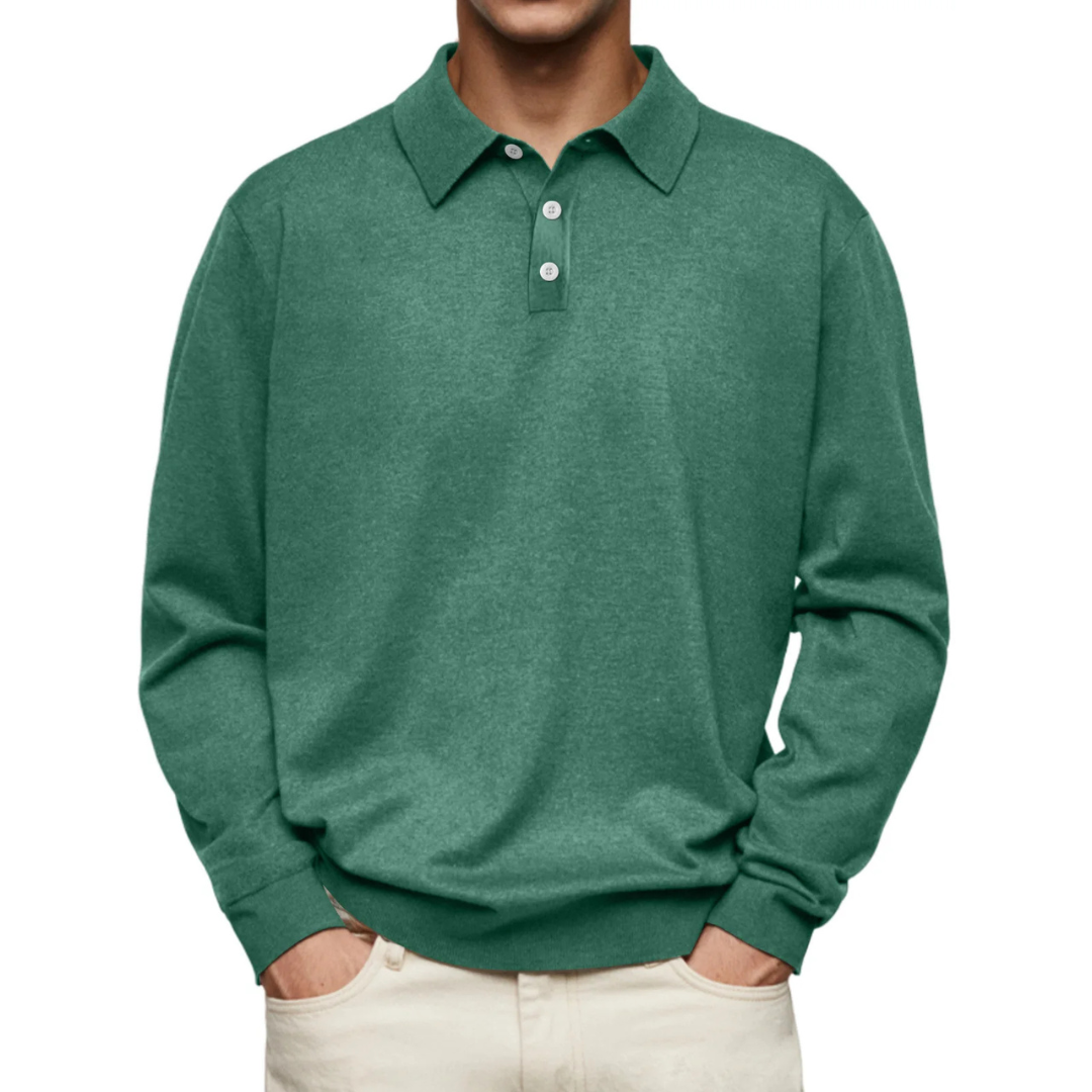 Mason Modern Long Sleeve Polo