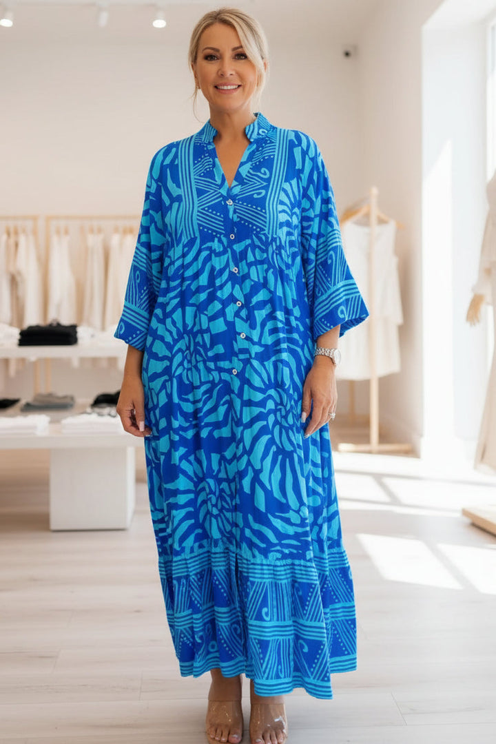 SANDRA | PRINTED LOOSE DRESS