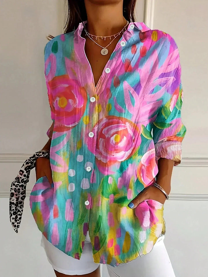 Lara | Stylish Colorful Pattern Blouse
