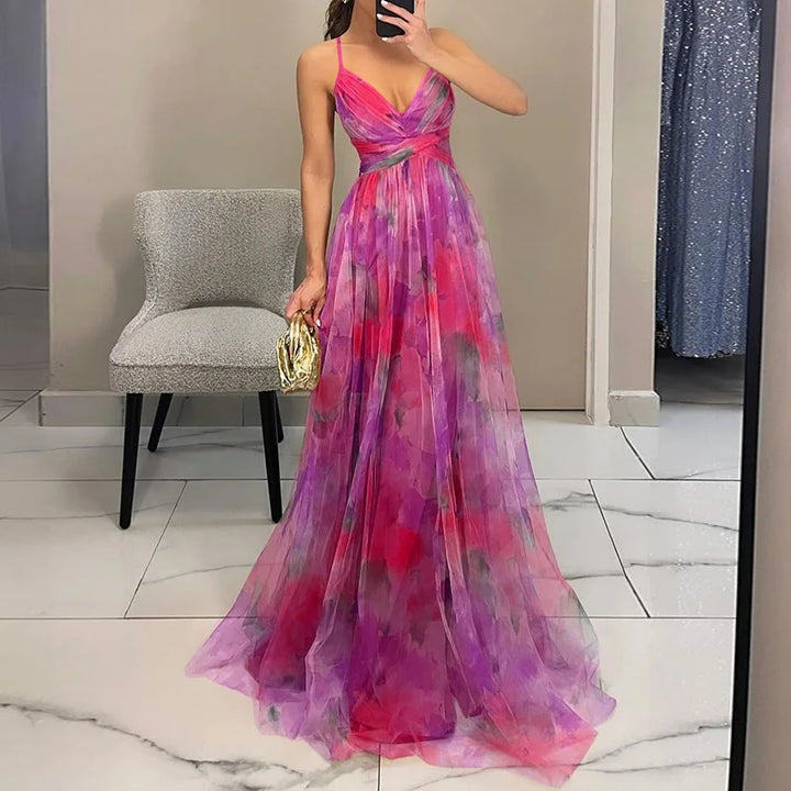 FIORA™ | FLOWING FLORAL MAXI DRESS