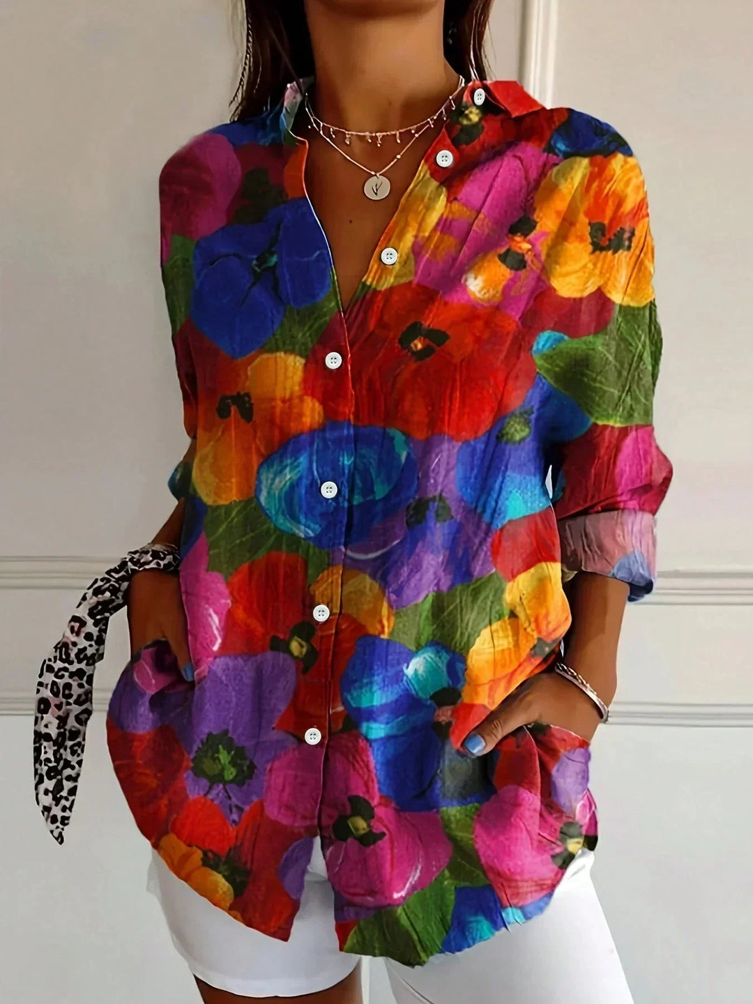 Lara | Stylish Colorful Pattern Blouse