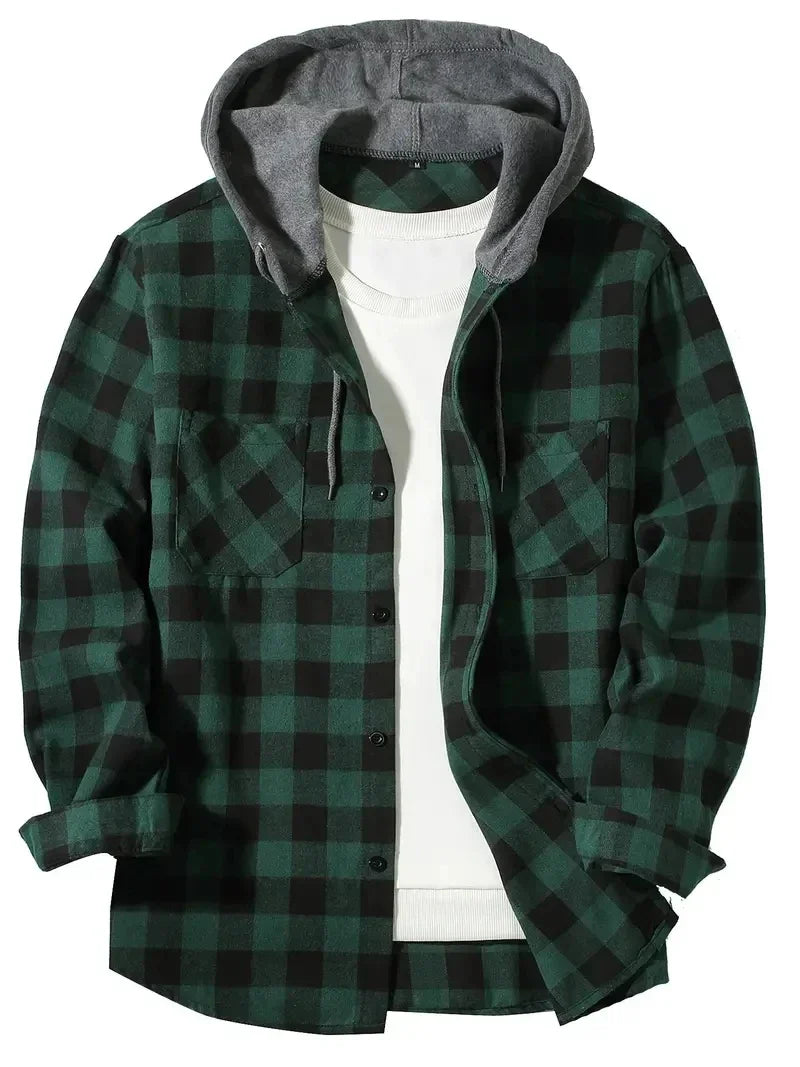 Benton Flannel Hoodie Jacket