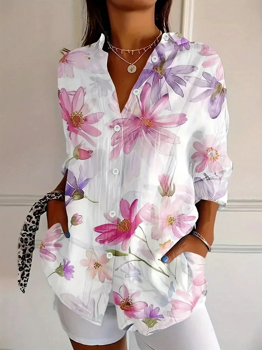 Lara | Stylish Colorful Pattern Blouse