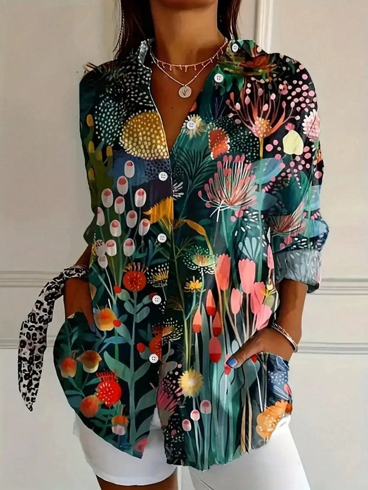 Lara | Stylish Colorful Pattern Blouse