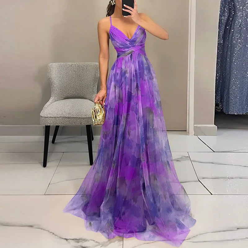 FIORA™ | FLOWING FLORAL MAXI DRESS