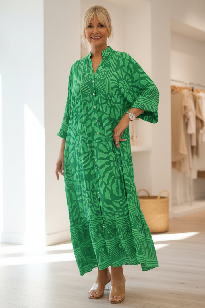 SANDRA | PRINTED LOOSE DRESS