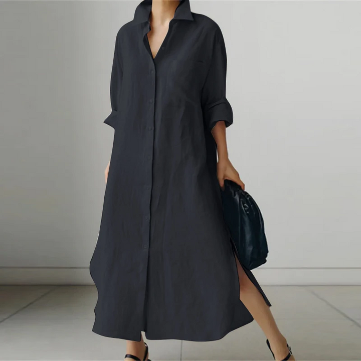Elise | Oversized Casual Shirt Dress