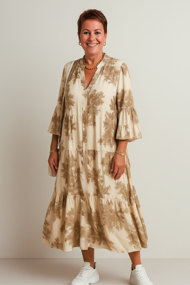 Elise | Elegant Flowing Cut Dress