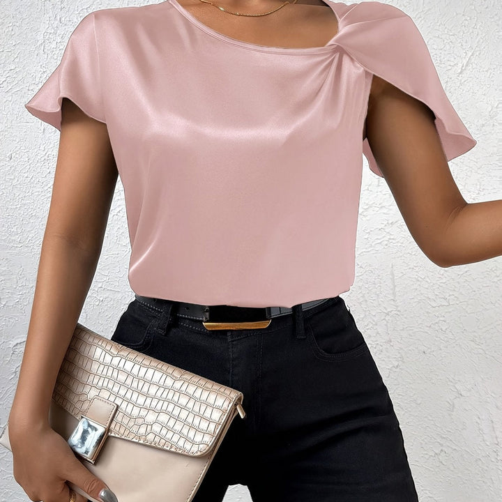 Loretta Trendy Top With Unique Shoulder Detail