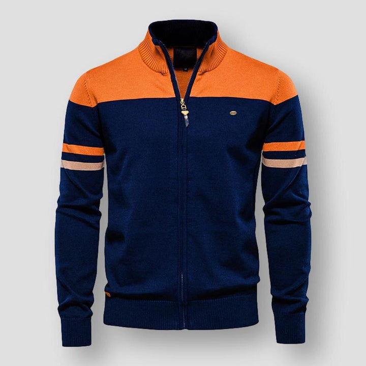 Callen | Retro Zip-Up Track Sweater